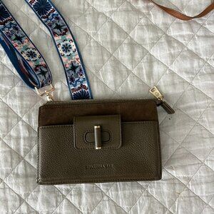 Spartina Leather Crossbody Wallet/Phone purse